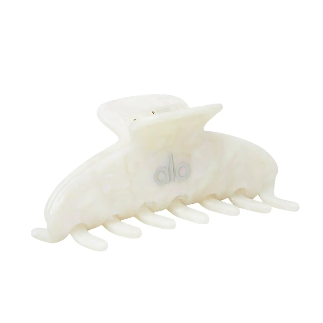 alo 90's Claw Clip 經典鯊魚夾 珍珠白 White Pearl
