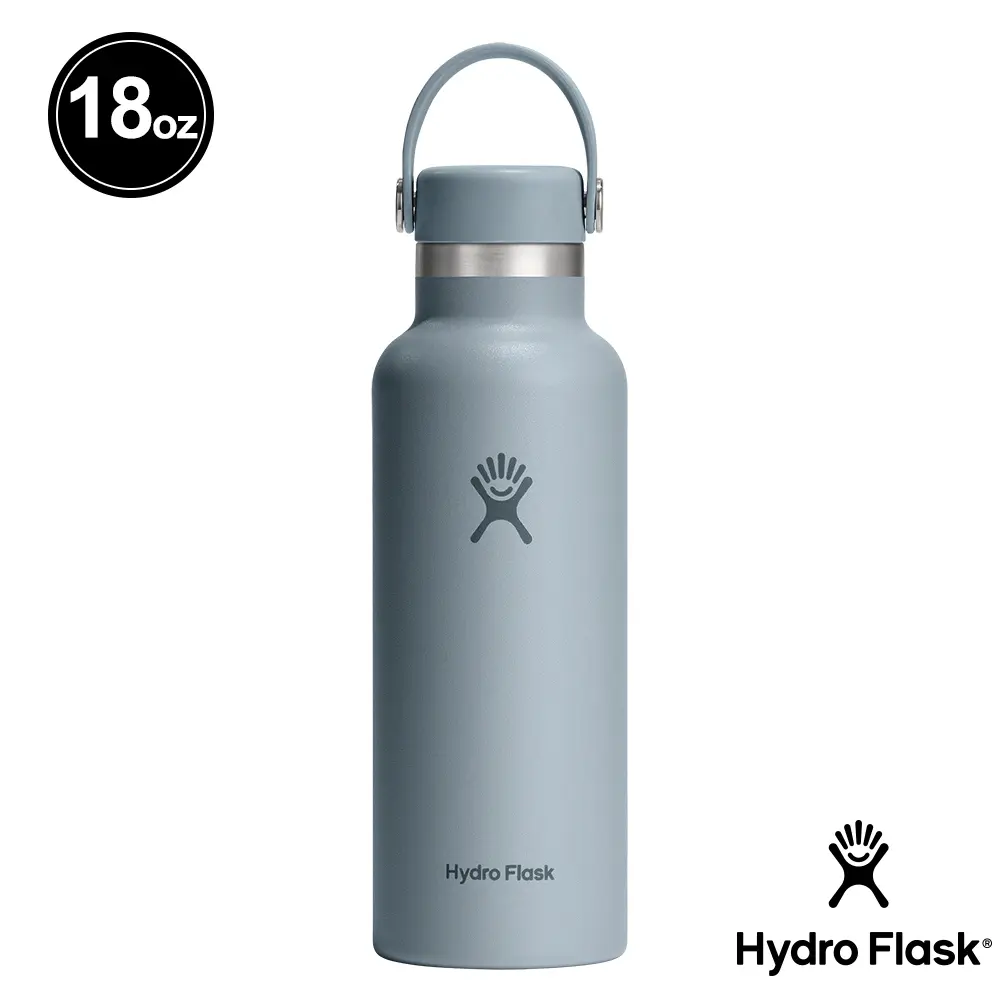 Hydro Flask 18oz標準口提環保溫瓶/ 鐵灰