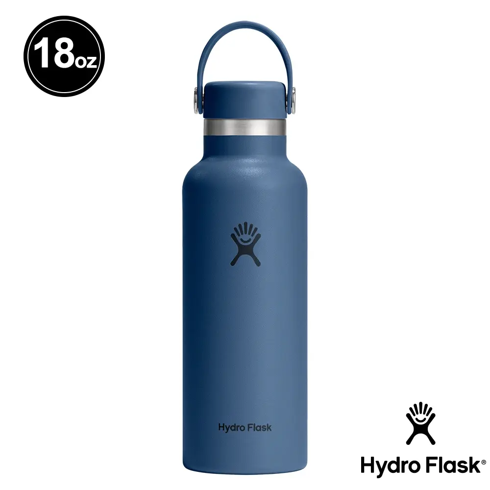 Hydro Flask 18oz標準口提環保溫瓶/ 午夜藍