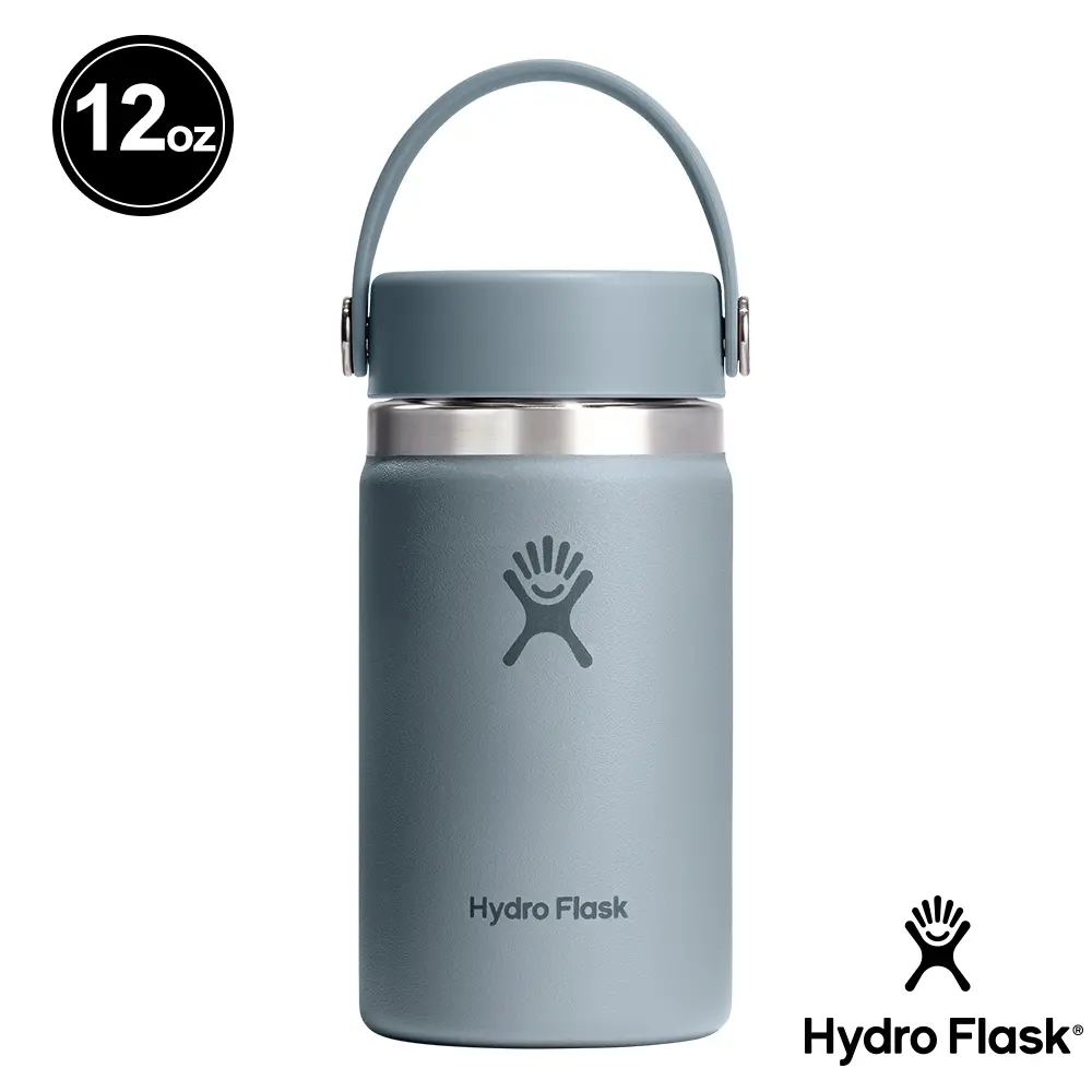 Hydro Flask 12oz寬口提環保溫瓶/ 鐵灰