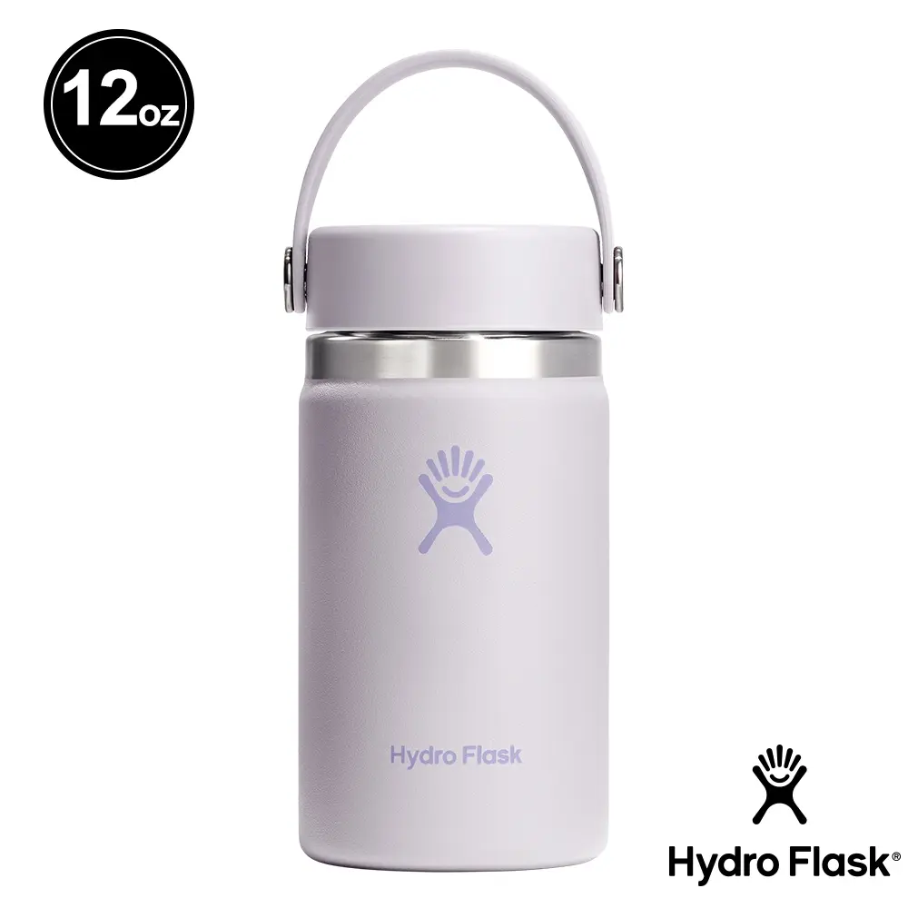 Hydro Flask 12oz寬口提環保溫瓶/ 雲朵紫