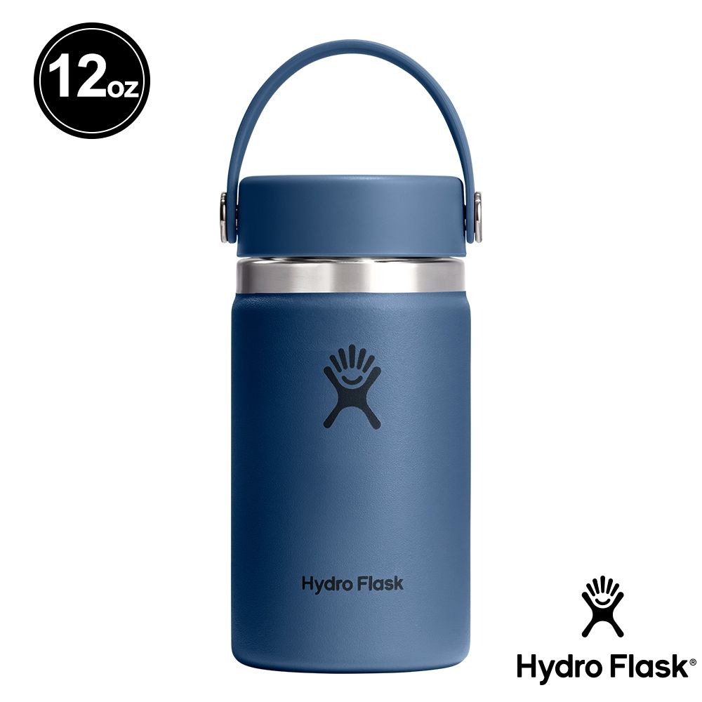 Hydro Flask 12oz寬口提環保溫瓶/ 午夜藍