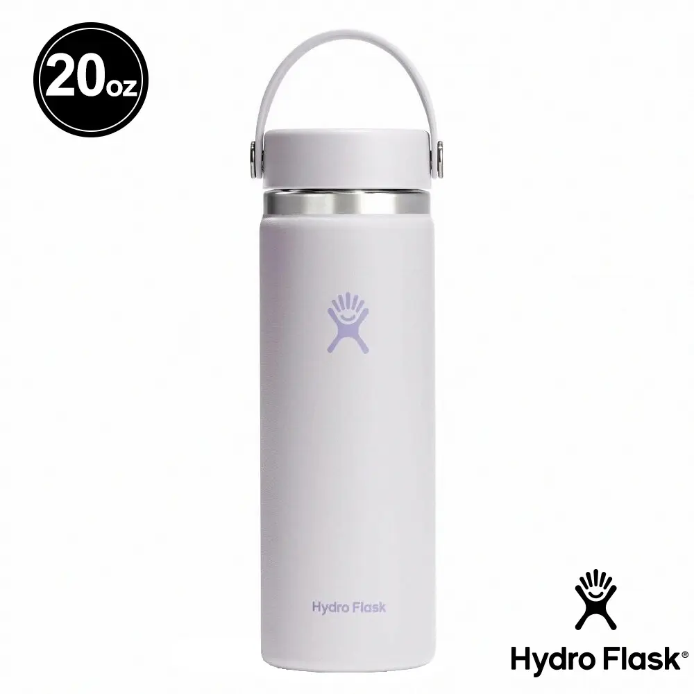Hydro Flask 20oz寬口提環保溫瓶/ 雲朵紫
