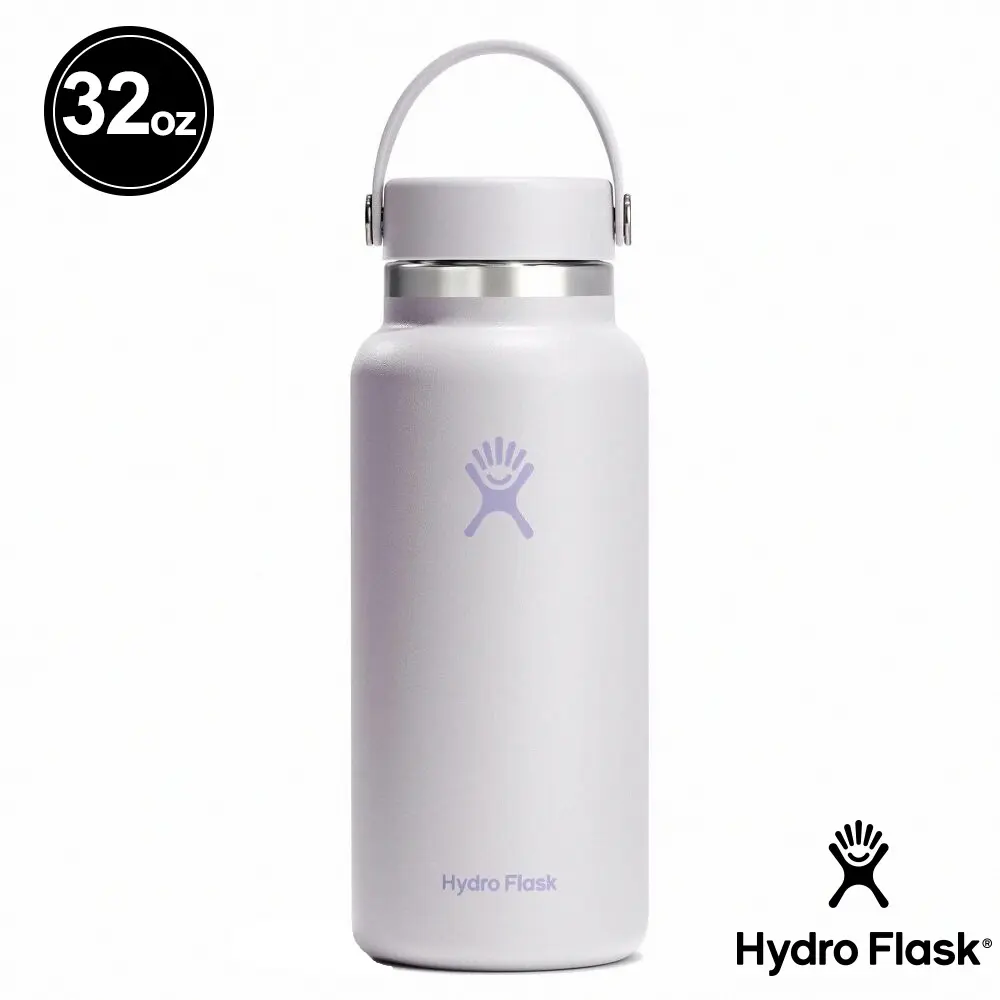Hydro Flask 32oz寬口提環保溫瓶/ 雲朵紫
