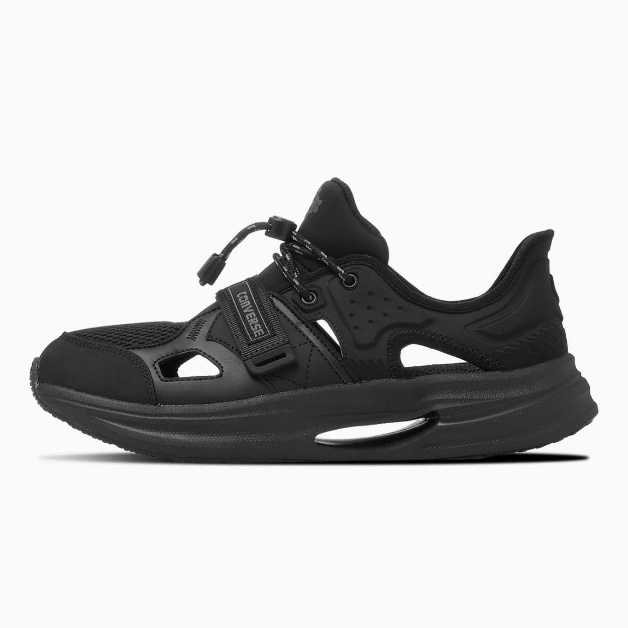 日本限定 Converse CAVESTAR SLIT SLIDE SNEAKER SANDAL 機能運動涼鞋/ 全黑/ 預購 27.5 cm