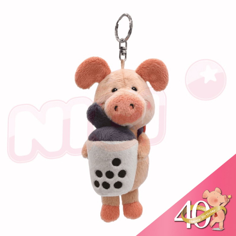 NICI珍奶小豬威比鑰匙圈/ 週年限定版/ 12cm