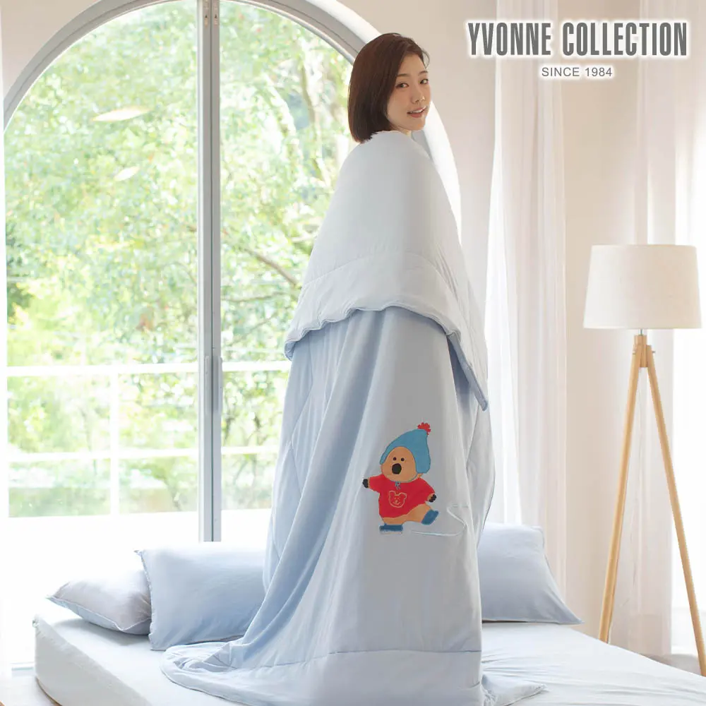 呆萌町涼夏登場➤YVONNE以旺 玉石纖維冰玉被