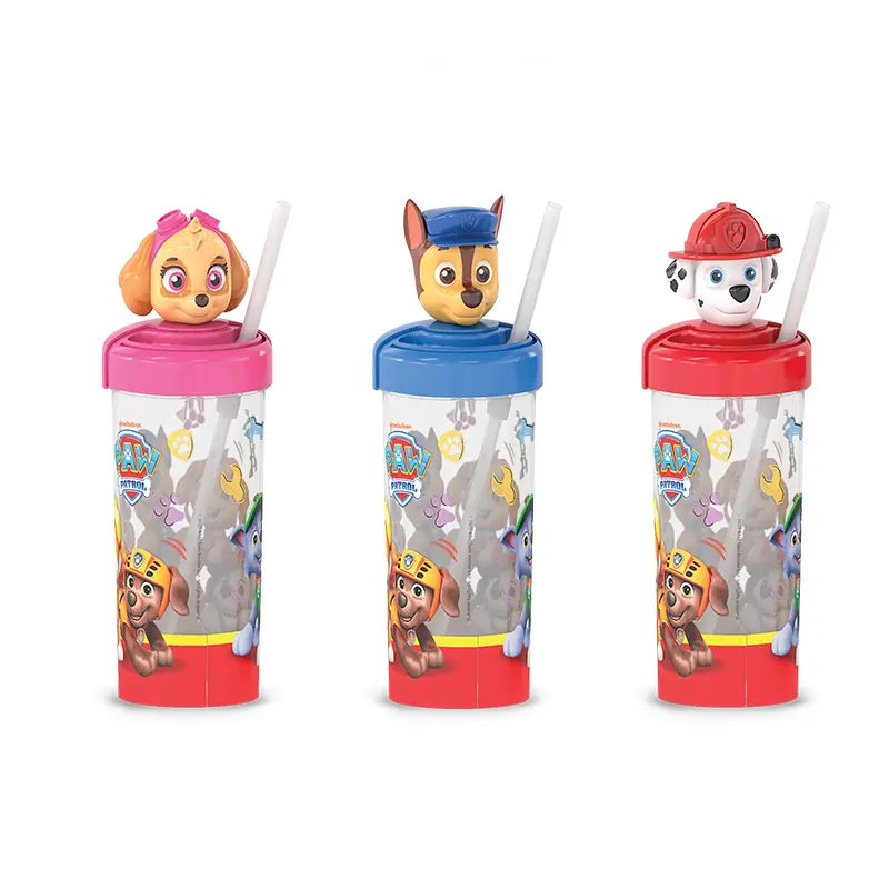 Paw Patrol汪汪隊立大功旋轉吸管杯/ 附糖果/ 隨機出貨