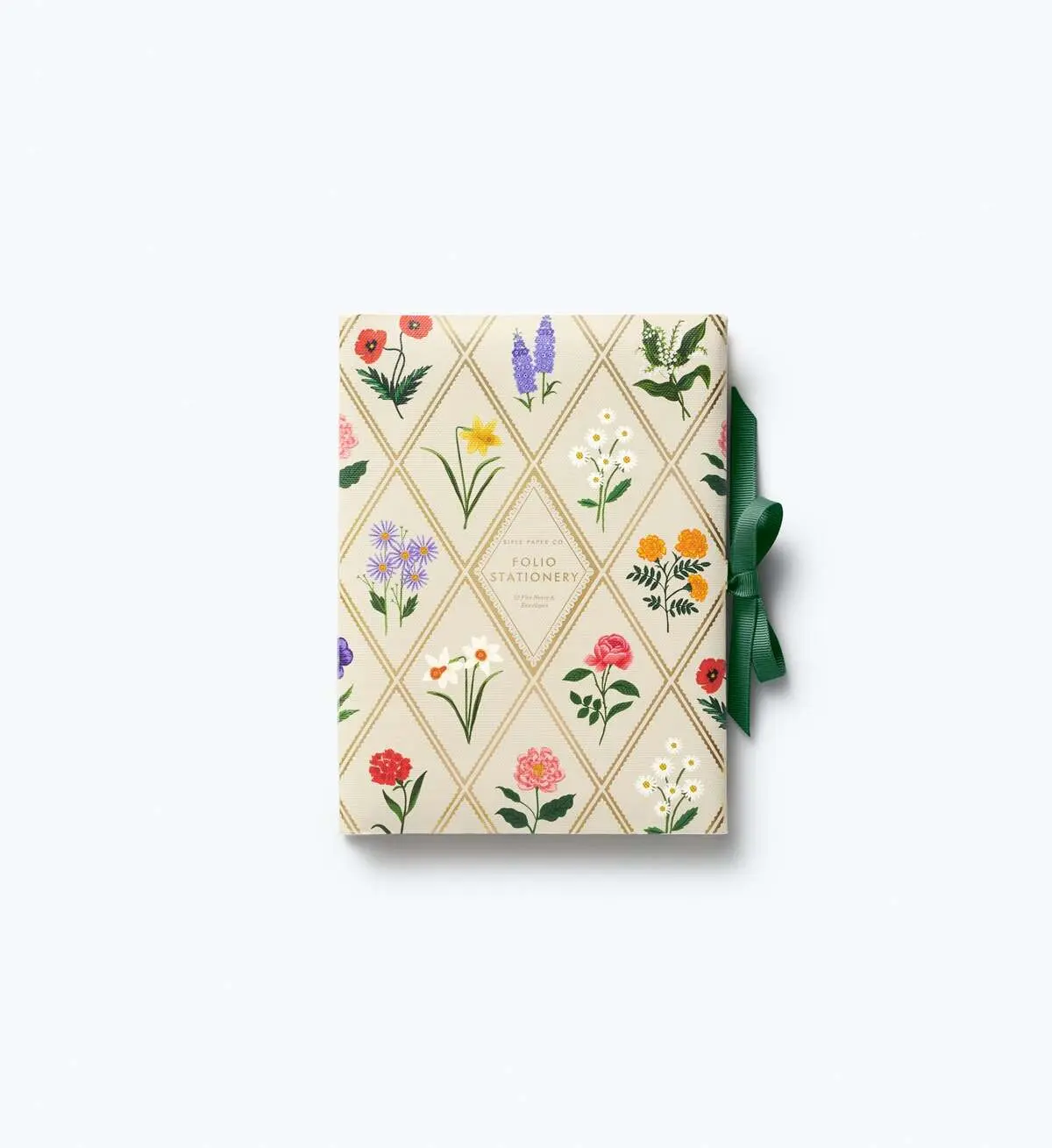 美國 RIFLE PAPER 文件夾式信封卡片組/ 12入/ Garden Study