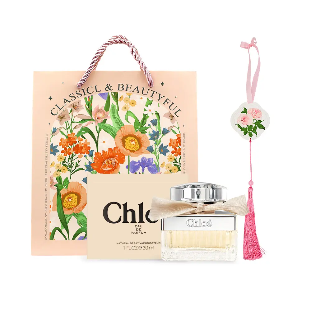 Chloe' 同名女性淡香精(30ml)玫瑰香氛擴香組 (附玫瑰擴香石+秘密花園禮袋)-母親節限定-公司貨