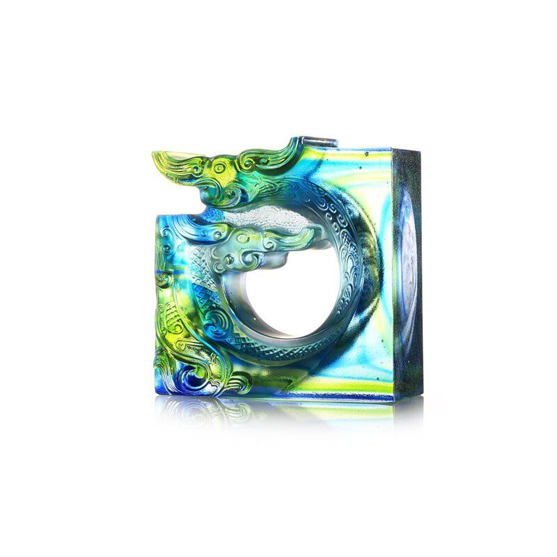 琉璃工房 LIULI 謙遜之心(環龍)