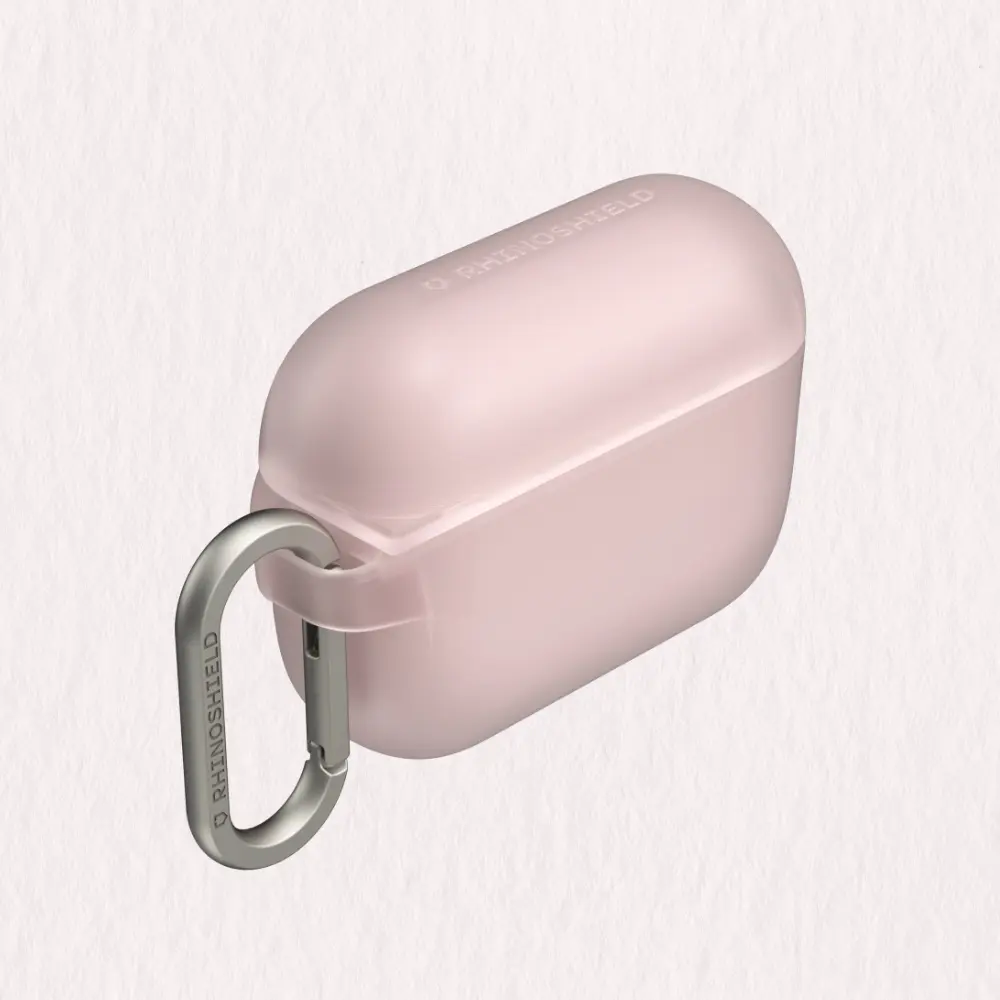 【RHINOSHIELD 犀牛盾】適用 Apple AirPods系列 防摔耳機保護殼/ AirPods Pro 3/ 雪酪粉