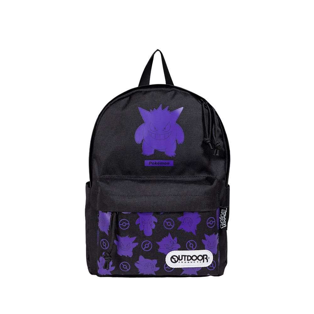 OUTDOOR 寶可夢Pokemon耿鬼後背包/ 小/ 黑色/ ODGO23P02BK