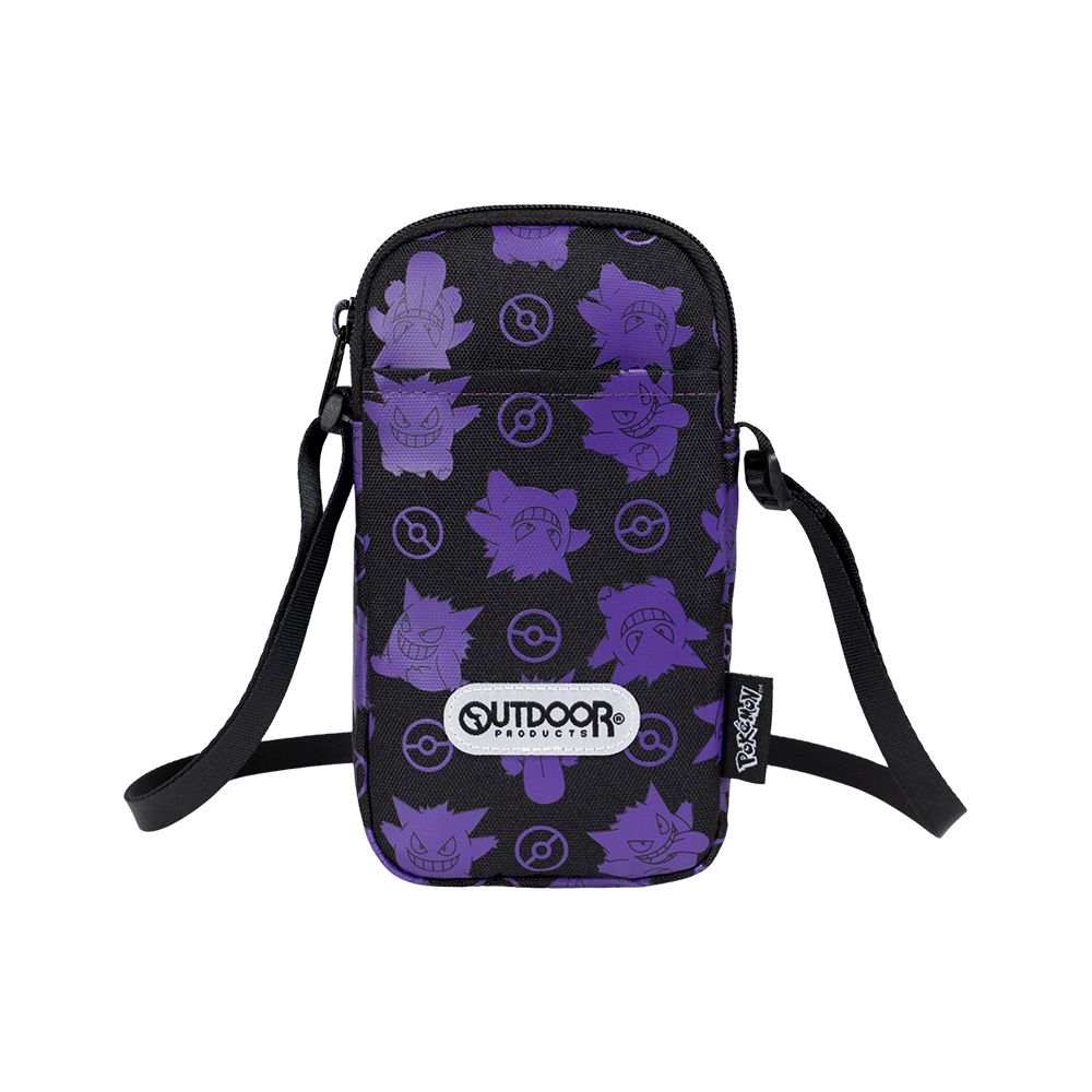 OUTDOOR 寶可夢Pokemon耿鬼手機包/ 黑色/ ODGO23P10BK