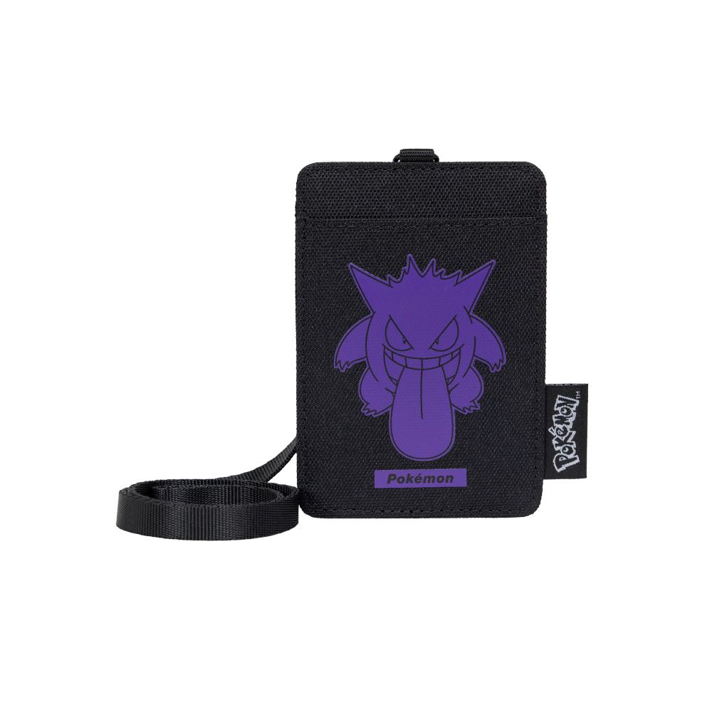 OUTDOOR 寶可夢Pokemon耿鬼票卡證件套/ 黑色/ ODGO23P16BK