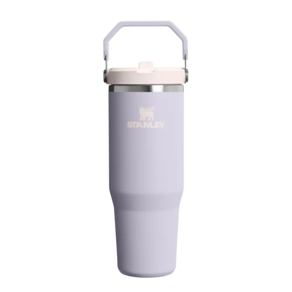 STANLEY經典系列IceFlow手提吸管杯2.0/ 0.88L/ 柔霧紫