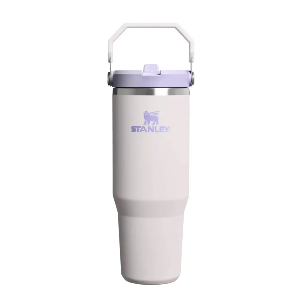 STANLEY經典系列IceFlow手提吸管杯2.0/ 0.88L/ 米杏紫