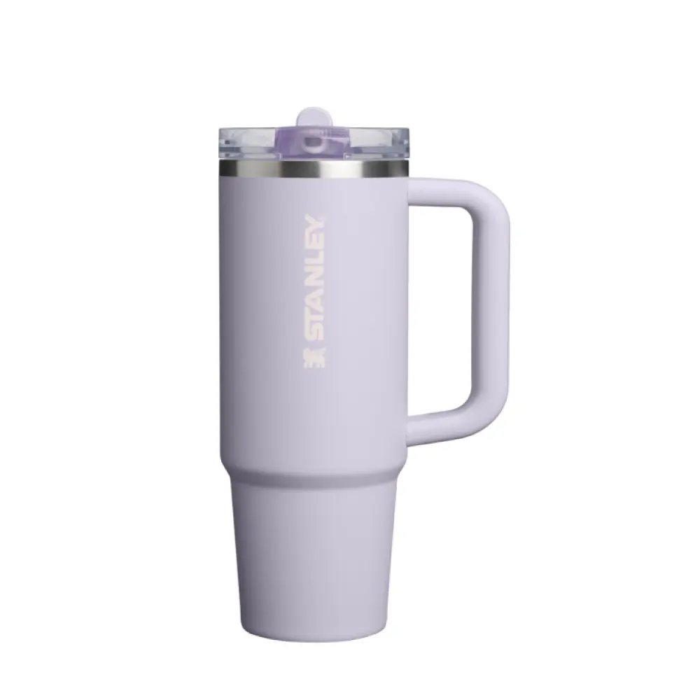 STANLEY防漏吸管隨手杯/ 0.88L/ 柔霧紫