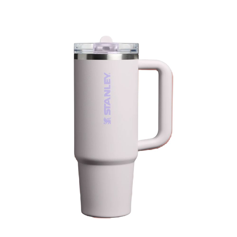 STANLEY防漏吸管隨手杯/ 0.88L/ 米杏紫