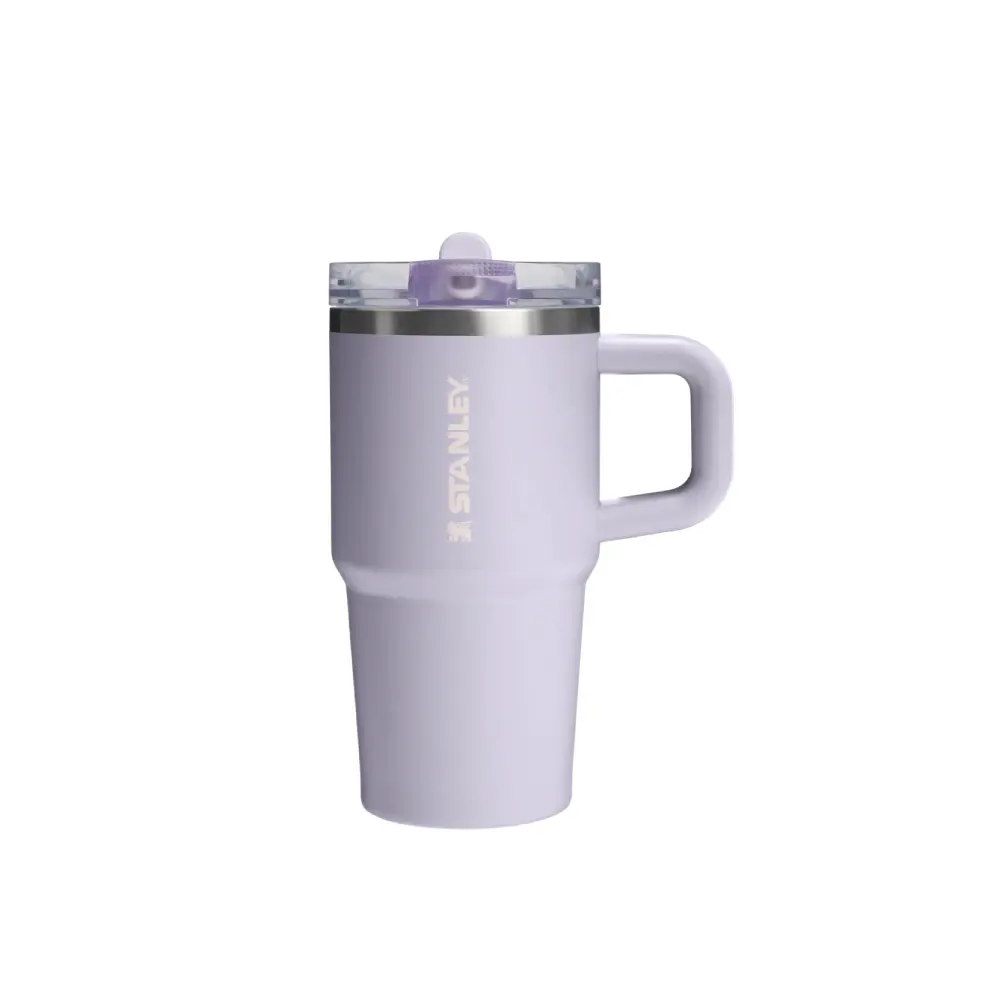 STANLEY防漏吸管隨手杯/ 0.59L/ 柔霧紫