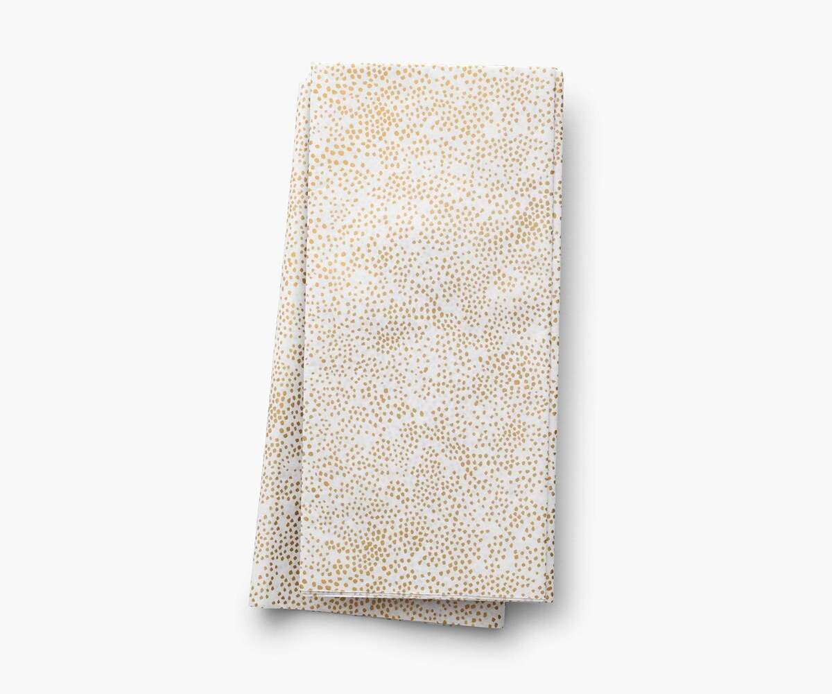 美國 RIFLE PAPER 包裝襯紙/ 8入/ Champagne Dot