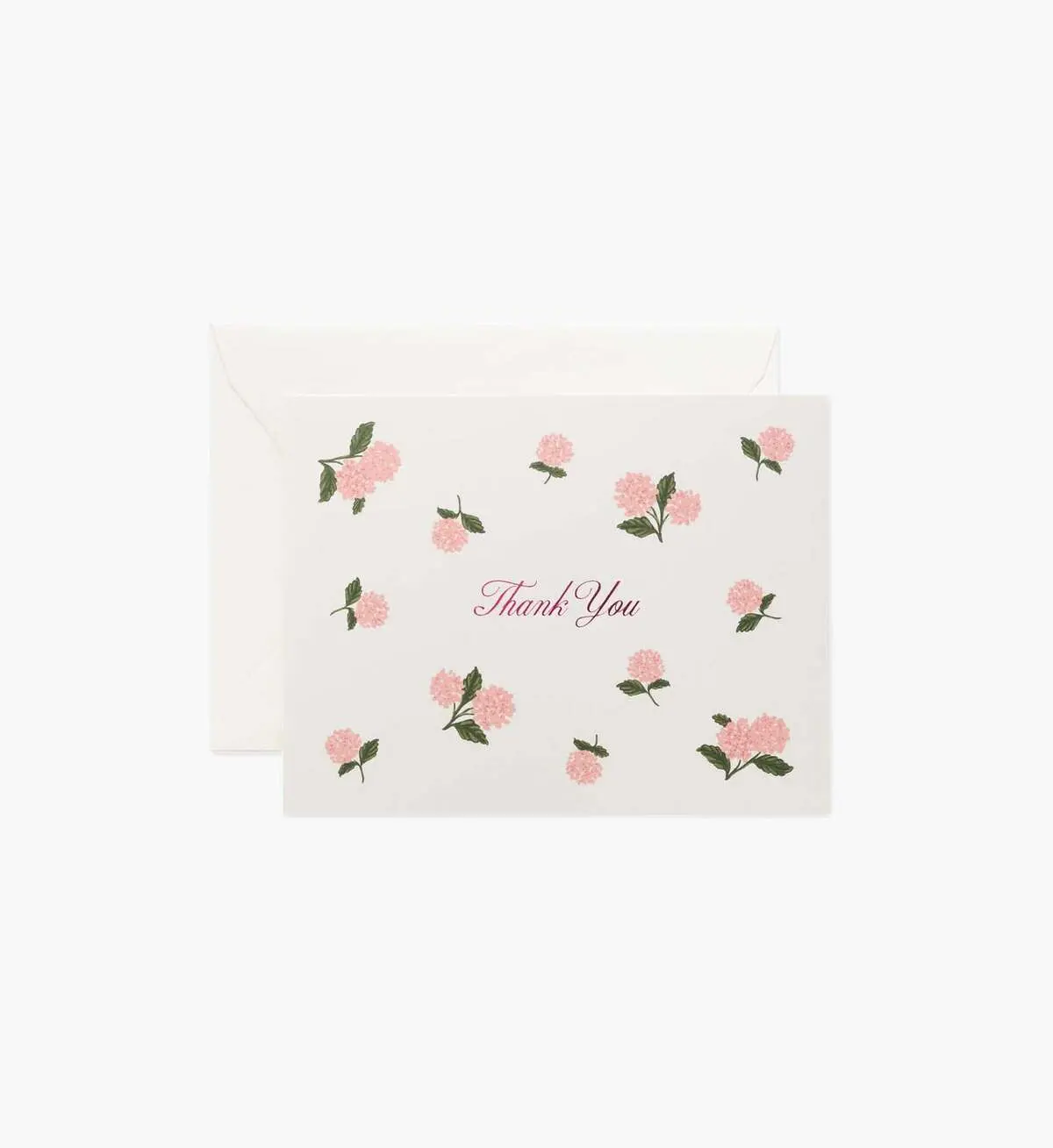 美國 RIFLE PAPER 感謝卡/ Pink Hydrangea Thank You