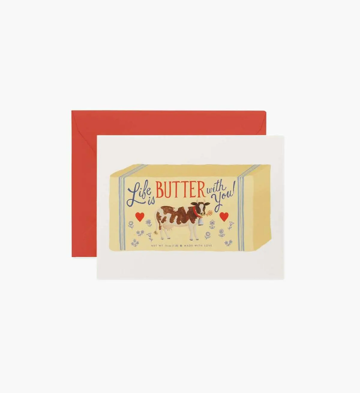 美國 RIFLE PAPER 情人卡/ Life is Butter With You