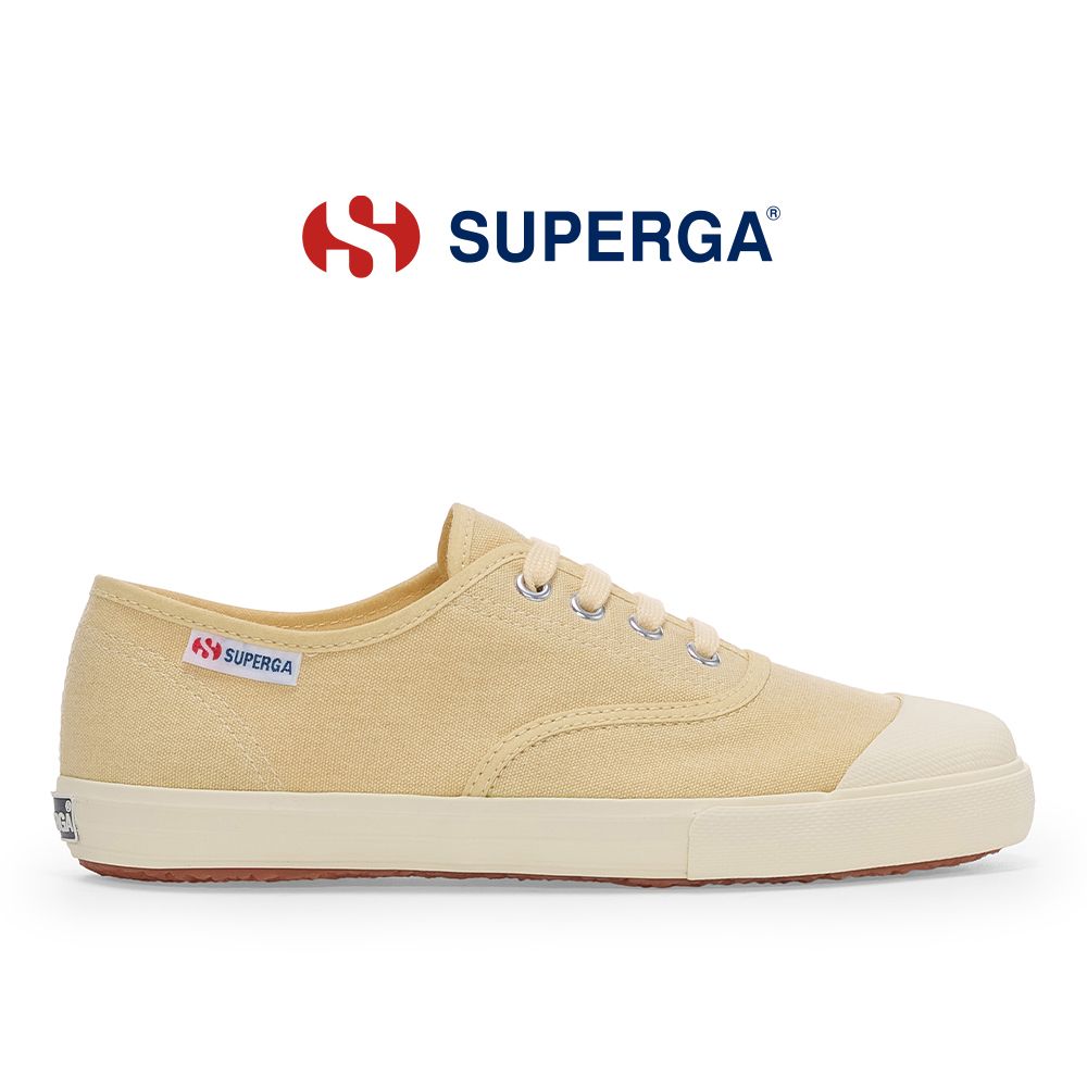 【SUPERGA】女鞋 2118 COTTON STONE WASH (S2135UW-AJ2)/ 淺黃色/ 39