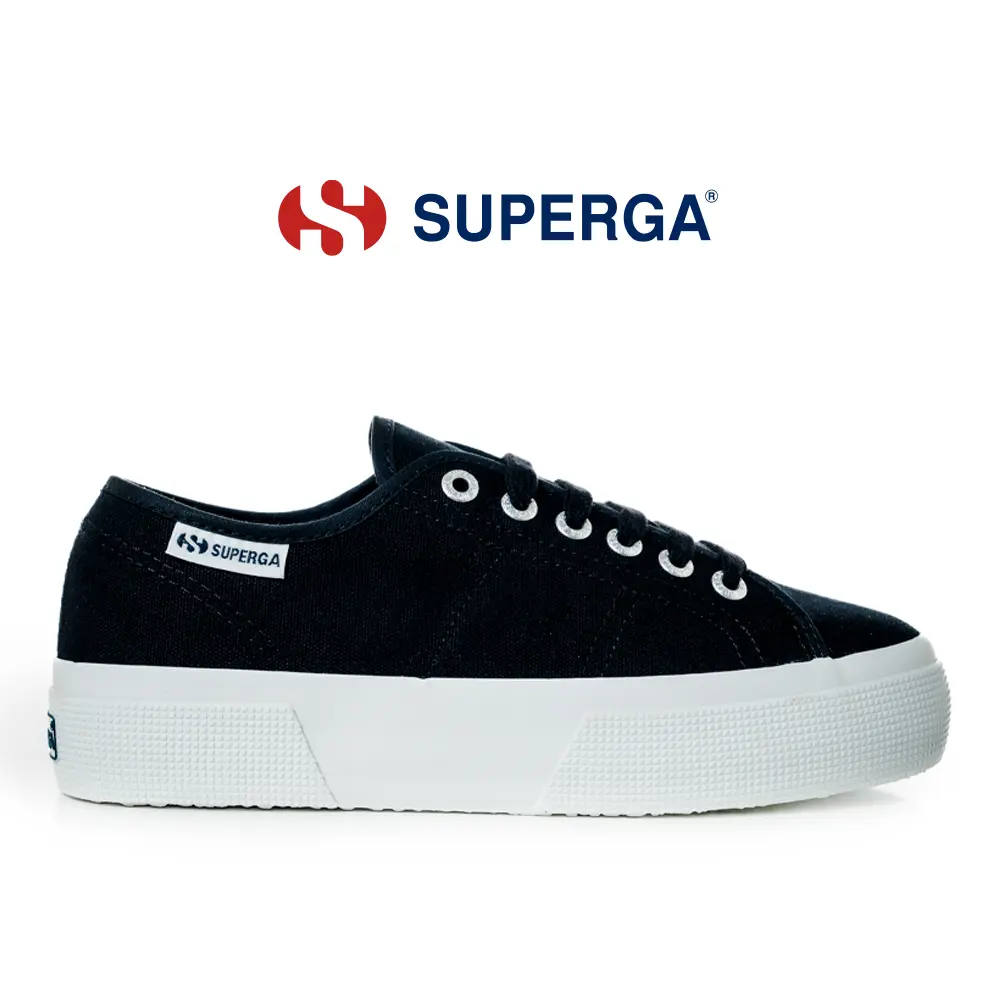 【SUPERGA】女鞋 3740 PLATFORM LEGGERA (S2142ZW-F83)/ 黑色/ 39