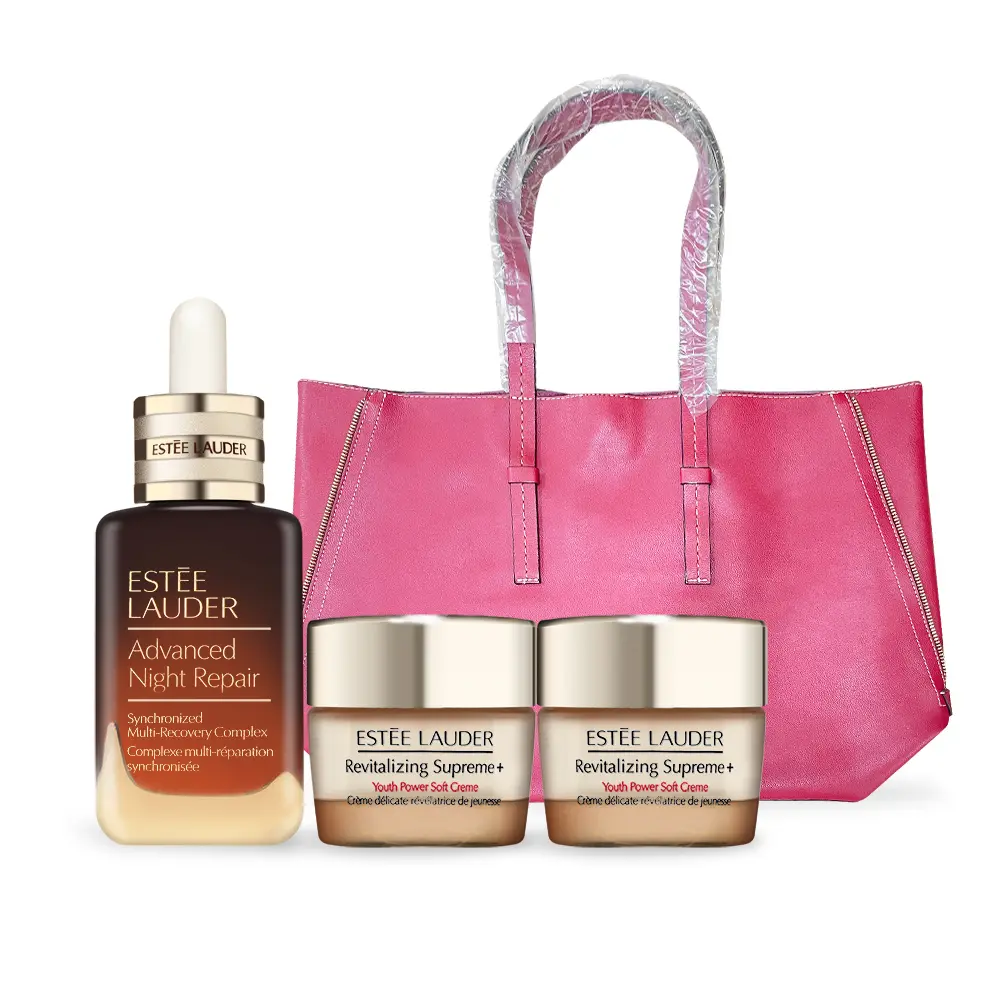 ESTEE LAUDER 雅詩蘭黛 膠原緊緻修護大包組[特潤+膠原霜+肩包]-公司貨