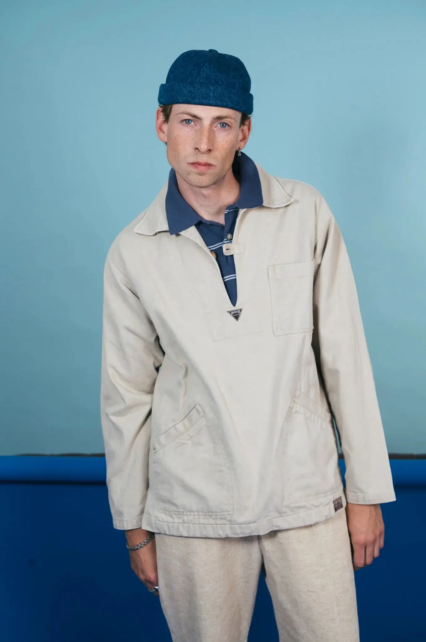 BÉTON CIRÉ水兵帽/ Blue Washed Denim水洗丹寧/ L/XL