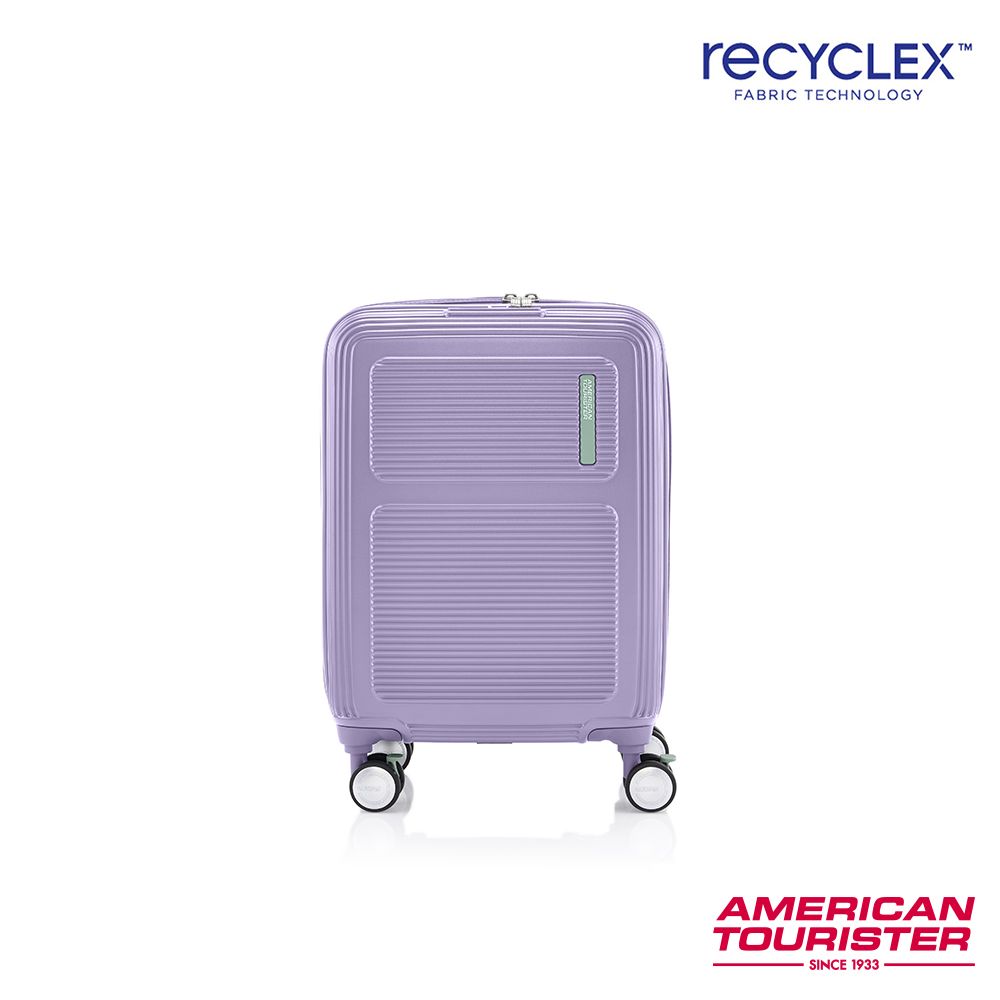 AMERICAN TOURISTER美國旅行者 20吋 MAXIVO 2/8抗菌PC防盜拉鍊煞車輪行李箱/ 薰衣草紫