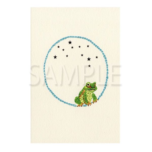 【誠品獨家】日本 7 days cards 明信片/ 圓圈與青蛙