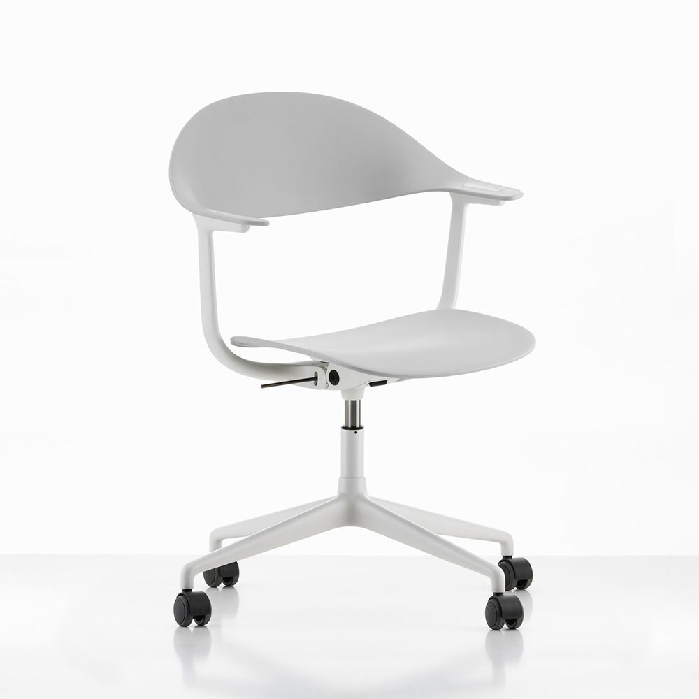 北歐櫥窗/Vitra Mynt 動態坐姿萬用椅 (淺灰、四腳輪)