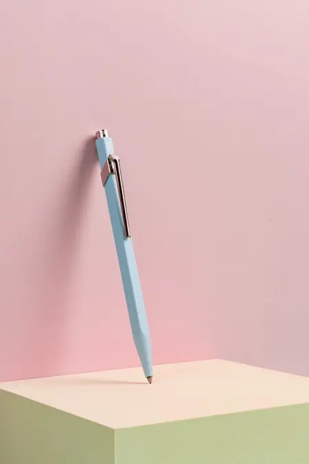 CARAN D'ACHE 849 PASTEL原子筆/ 粉彩藍