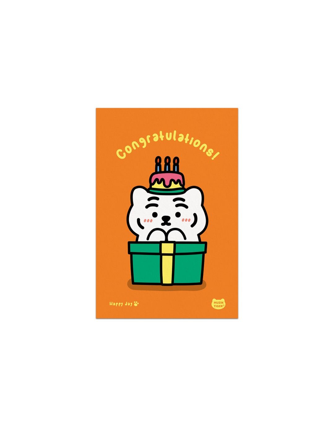 韓國 MUZIK TIGER 卡片/ Congratulations