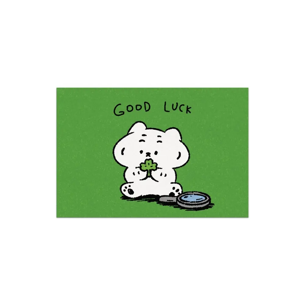 韓國 MUZIK TIGER 明信片/ Good Luck
