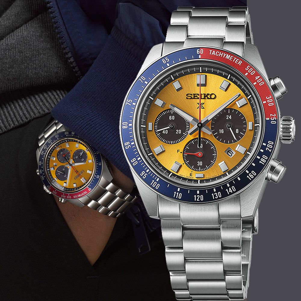 SEIKO 精工Prospex Speedtimer 太陽能三眼計時手錶 SSC947P1 V192-0AH0Y