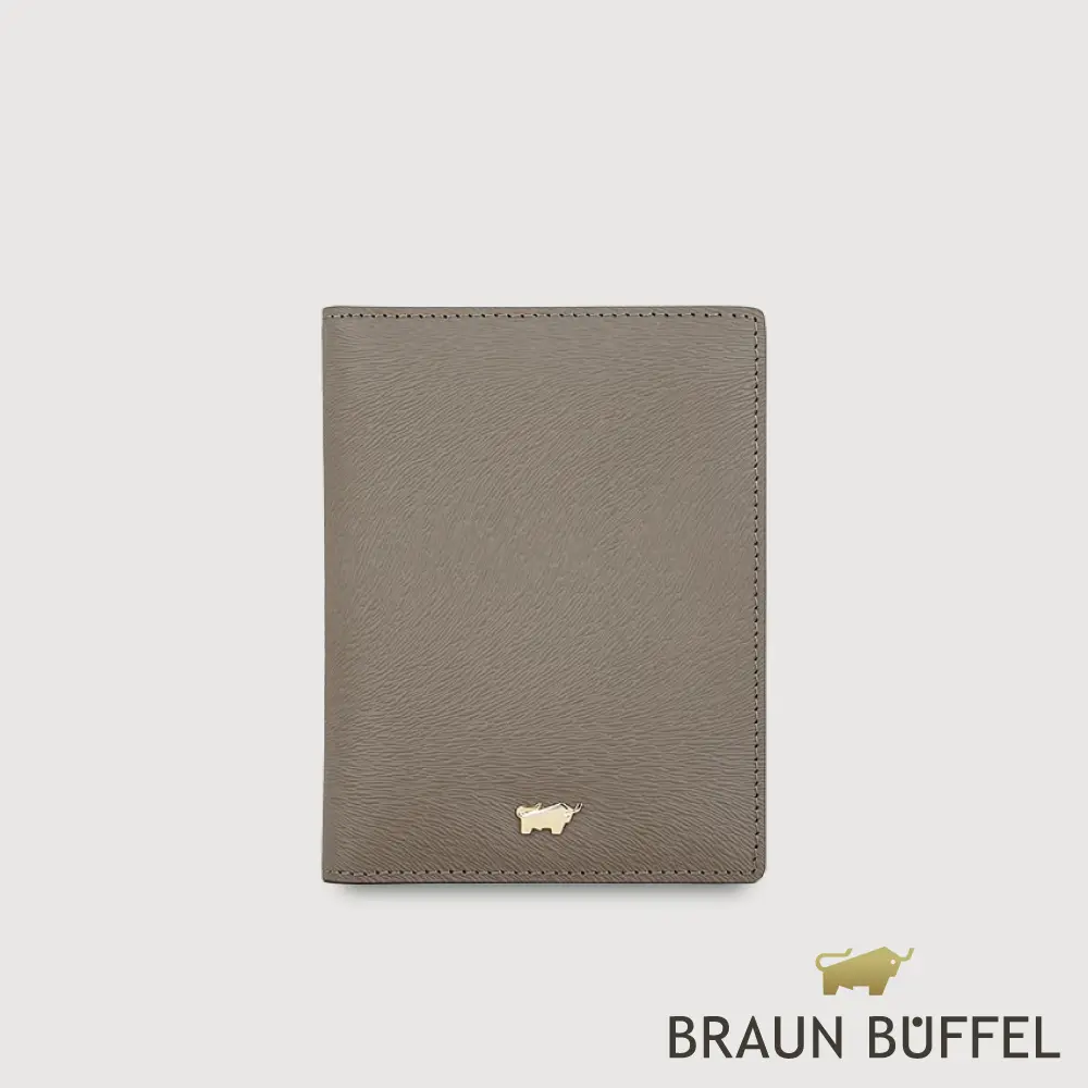 【BRAUN BUFFEL 德國小金牛】台灣總代理 蘇菲娜-A  4卡零錢袋卡夾-杏色/BF885-511-HM