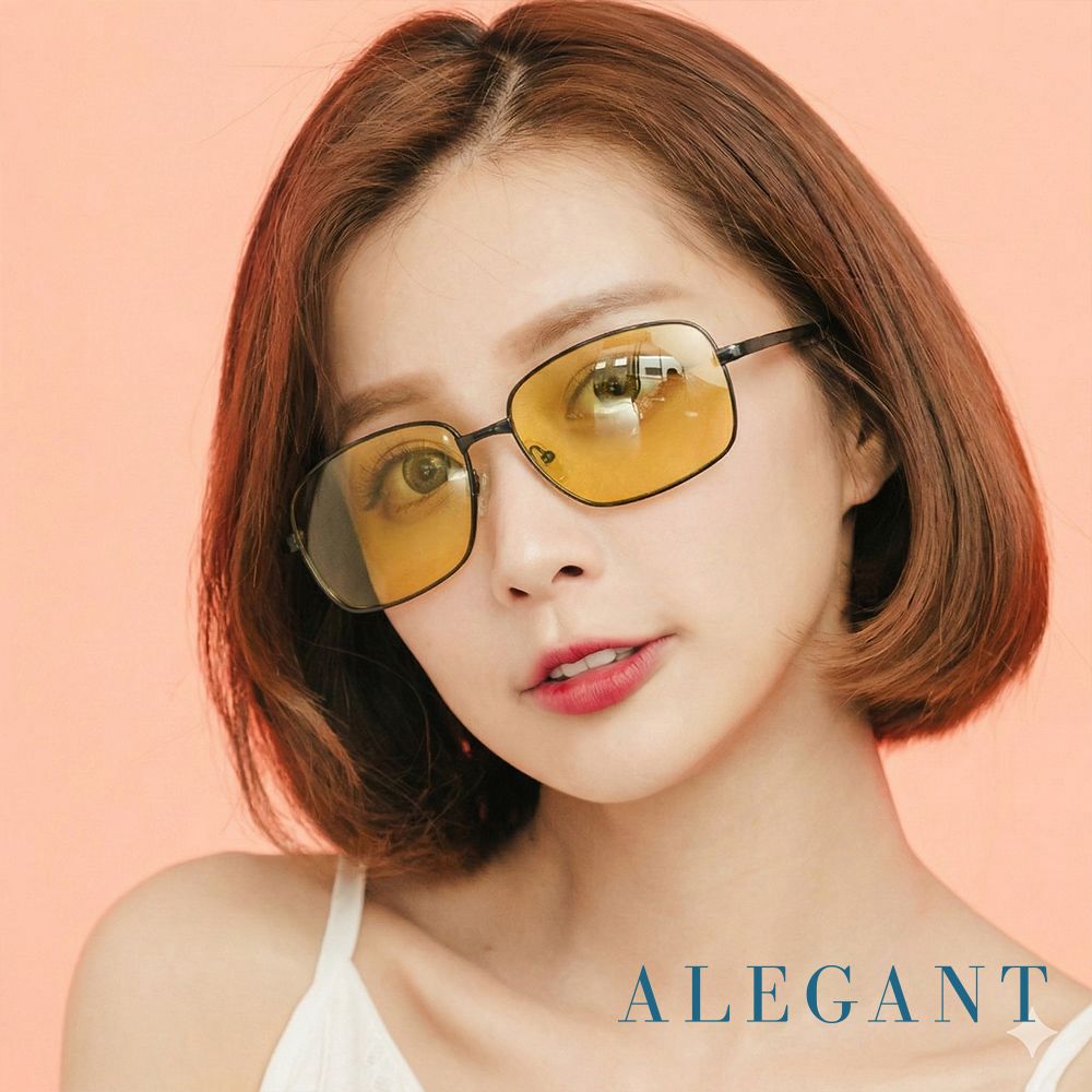 ALEGANT太陽黃夜視防眩光偏光太陽眼鏡 UV400墨鏡