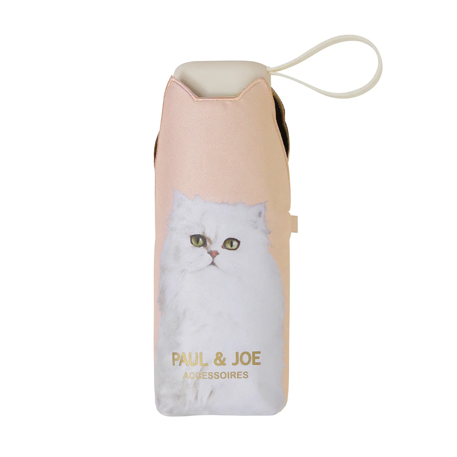 日本 PAUL & JOE ACCESSOIRES UV99.9晴雨兩用遮熱折傘/ Gypsy Cutwork Pink