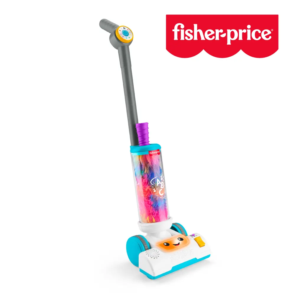 【Fisher price 費雪】趣味遊戲二合一吸塵器
