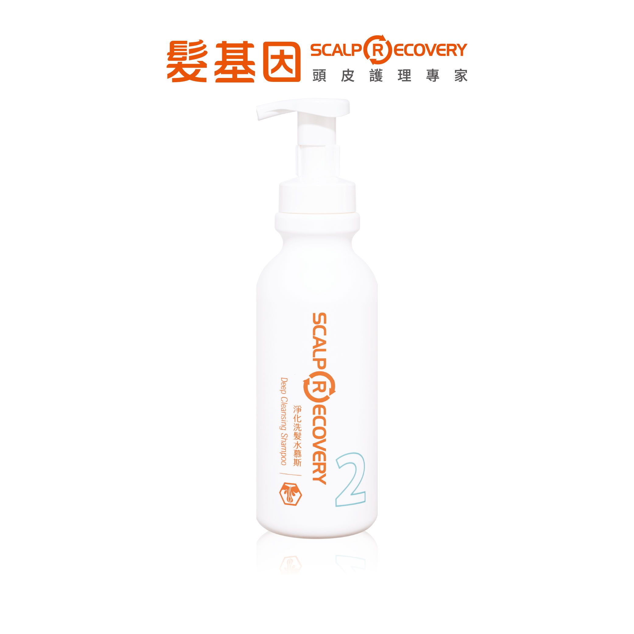 【髮基因】淨化洗髮水慕斯-油性頭皮的日常清潔 500ml