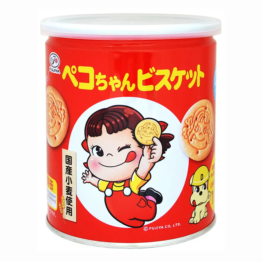 不二家Peko造型餅乾保存罐