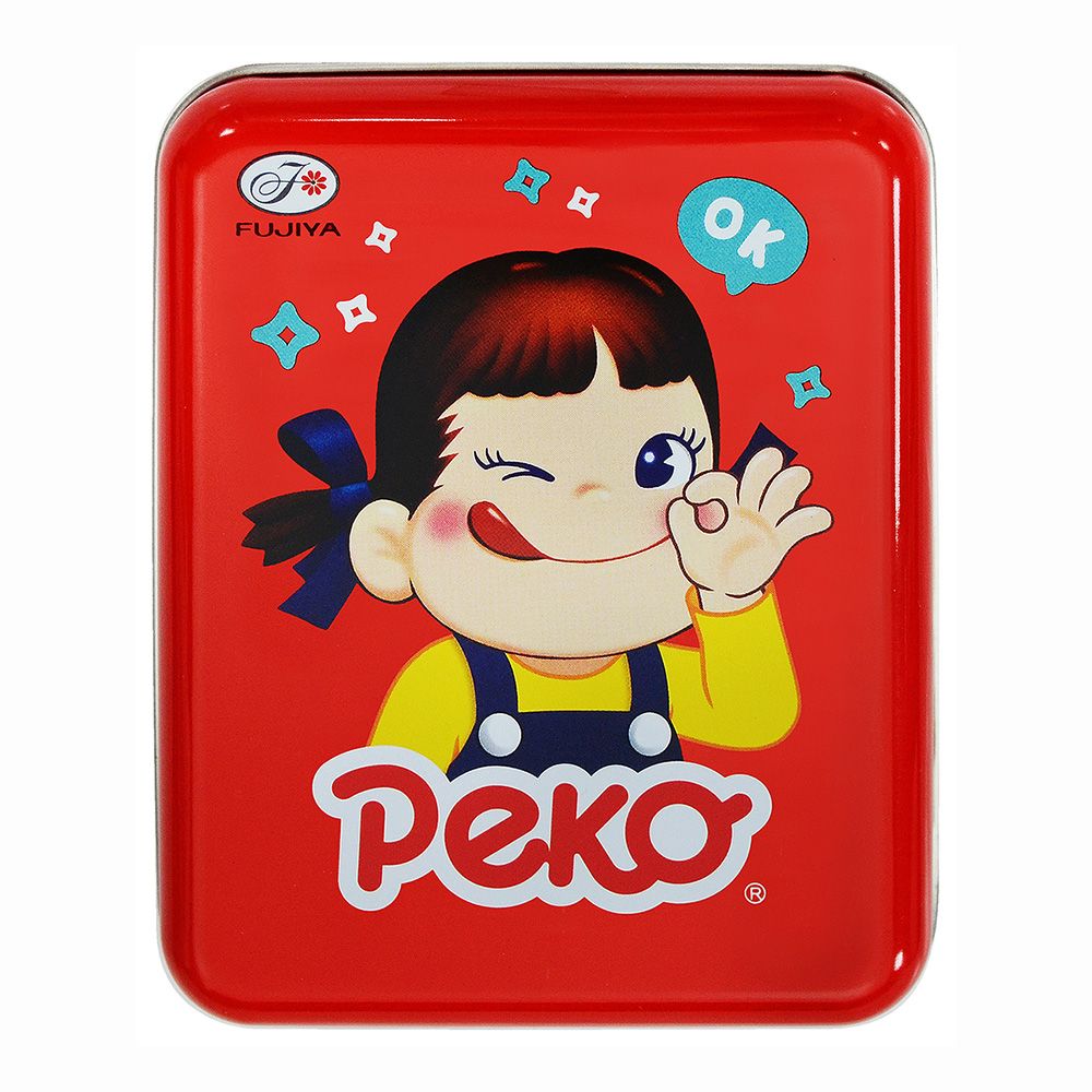 不二家Peko表情牛奶糖罐/ OK