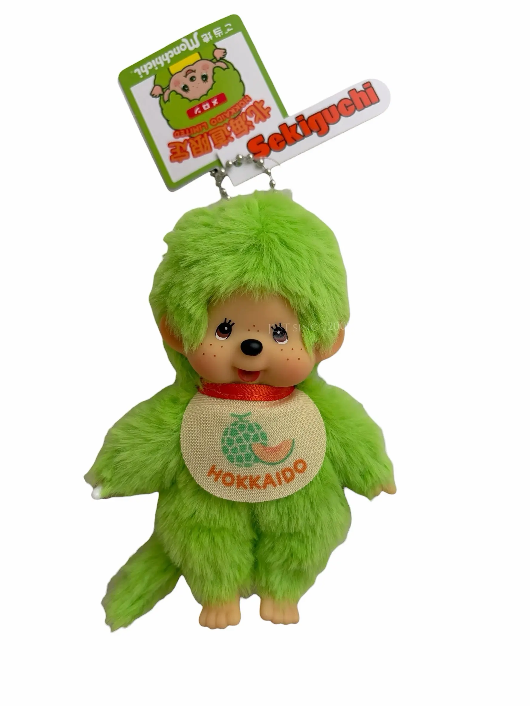 【現貨】日本北海道限定蒙奇奇 Monchhichi 地域限定吊飾 (736829/綠/哈密瓜/北海道限定/夢奇奇/平行輸入)