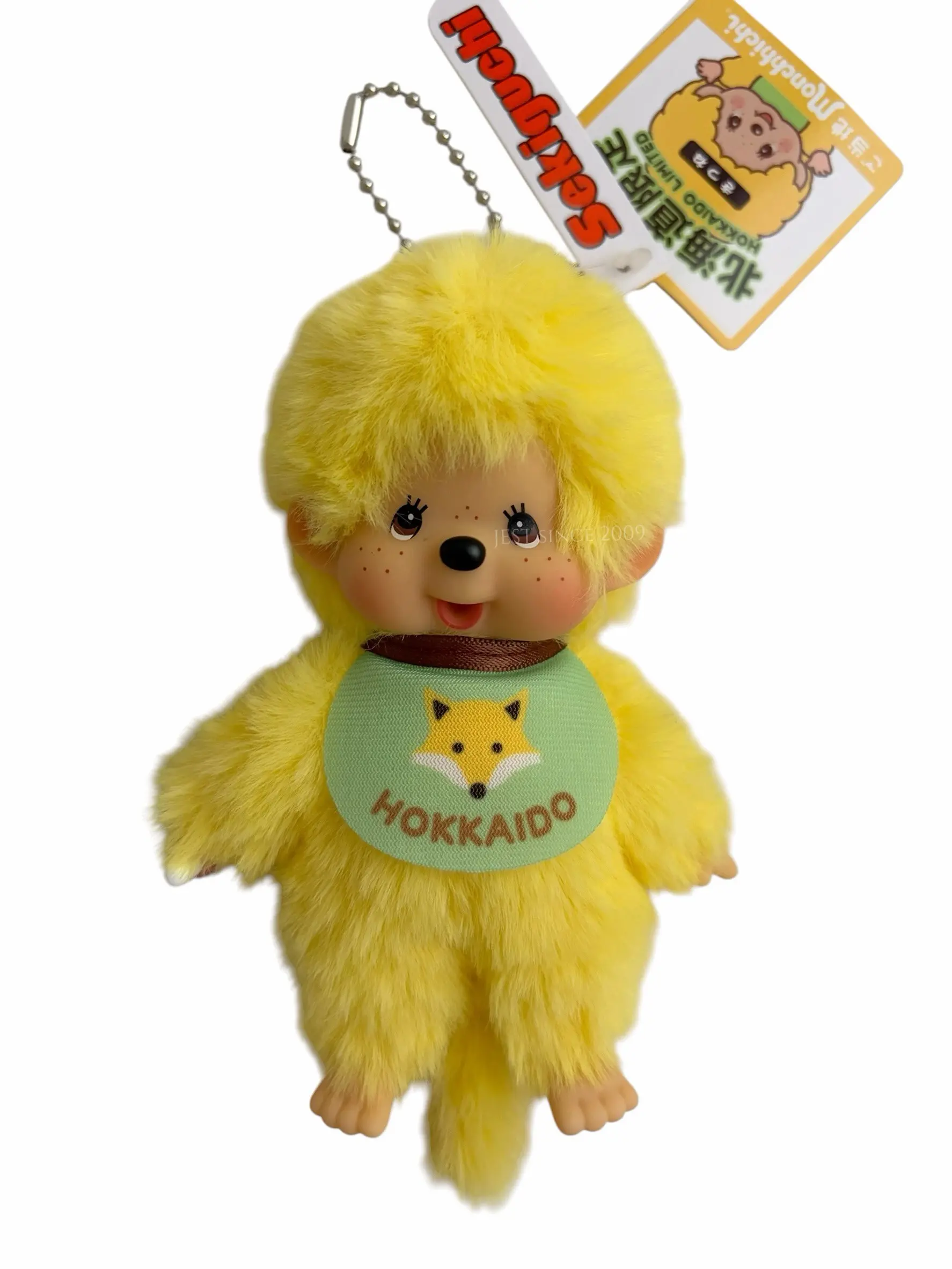 【現貨】日本北海道限定蒙奇奇 Monchhichi 地域限定吊飾 (736812/黃/狐狸/北海道限定/夢奇奇/平行輸入)