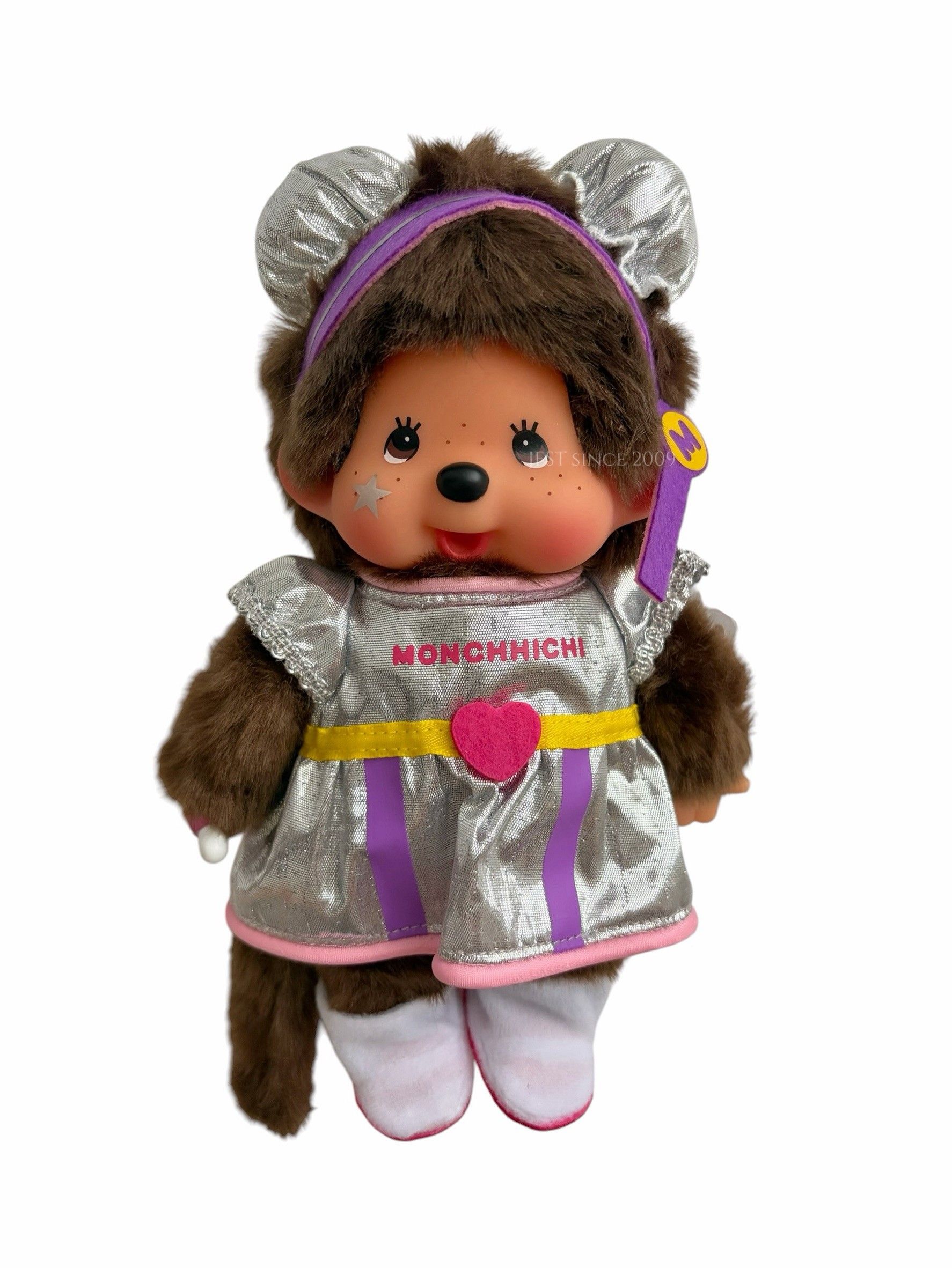 【現貨】日本 太空系列 Monchhichi 蒙奇奇超人氣娃娃(246236/棕/女/太空人/夢奇奇/擺飾/娃娃/尺寸S/平行輸入)