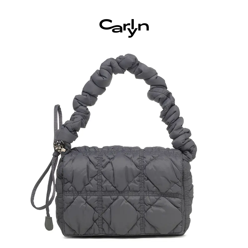 【CARLYN】LUKE金屬感手提包 H74103010｜7色任選/ CHARCOAL