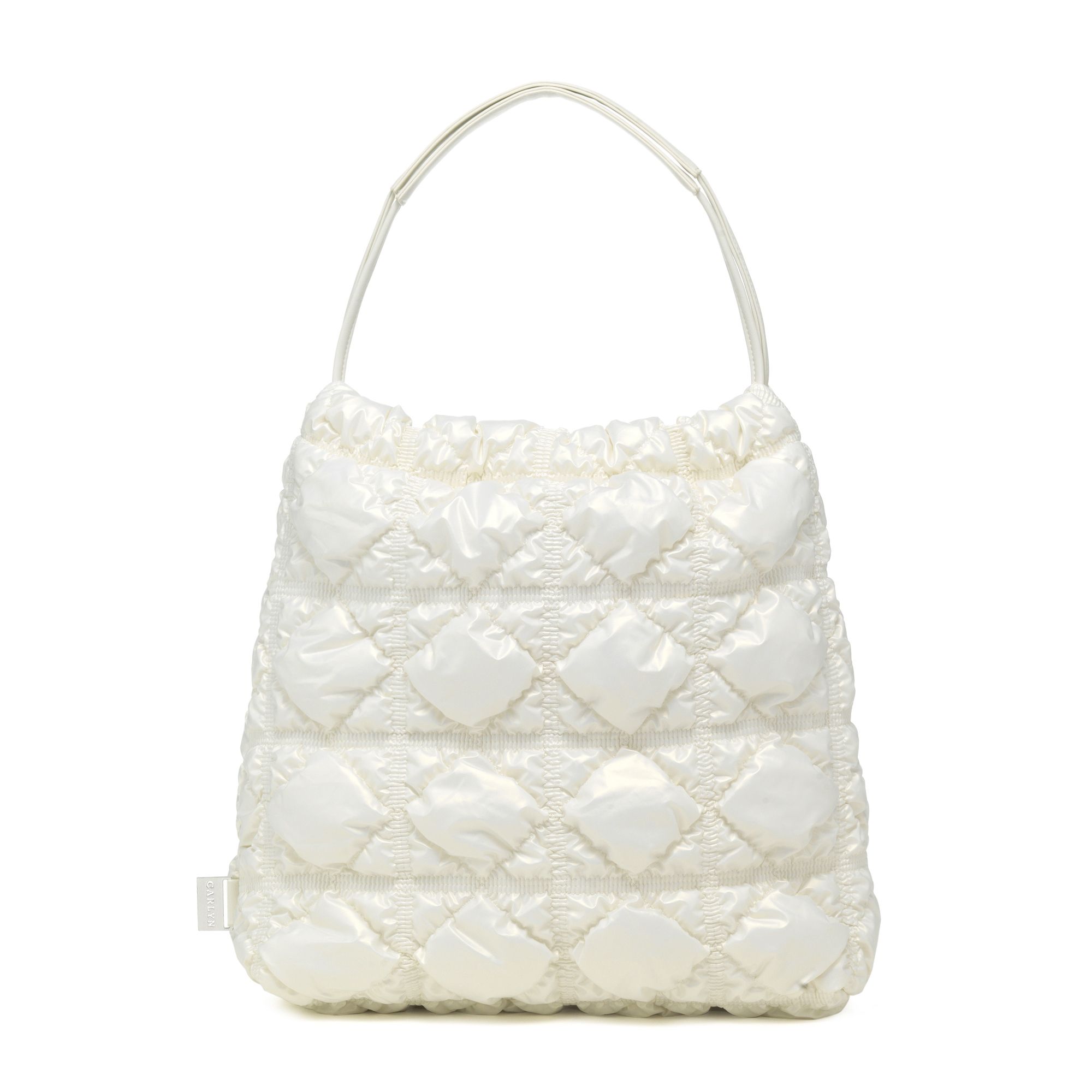 【CARLYN】TWEE SOFT 雲朵肩背束口包 H73308010｜3色任選/ IVORY